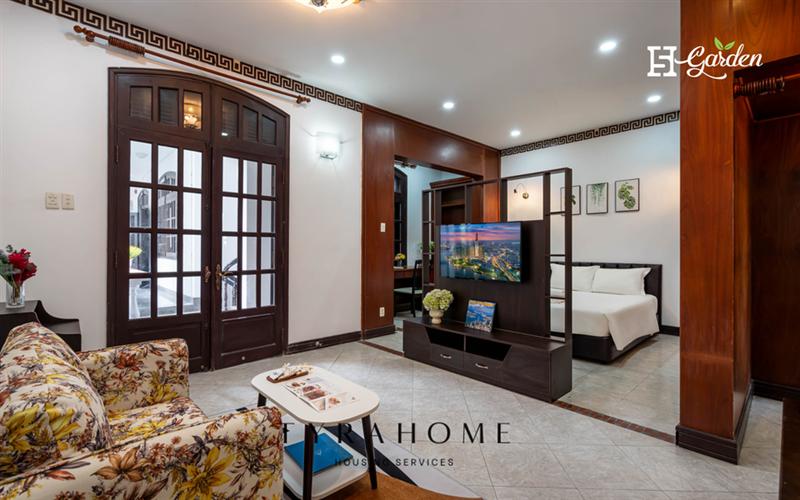 CĂN HỘ DỊCH VỤ FULL NỘI THẤT CÓ CỬA SỔ