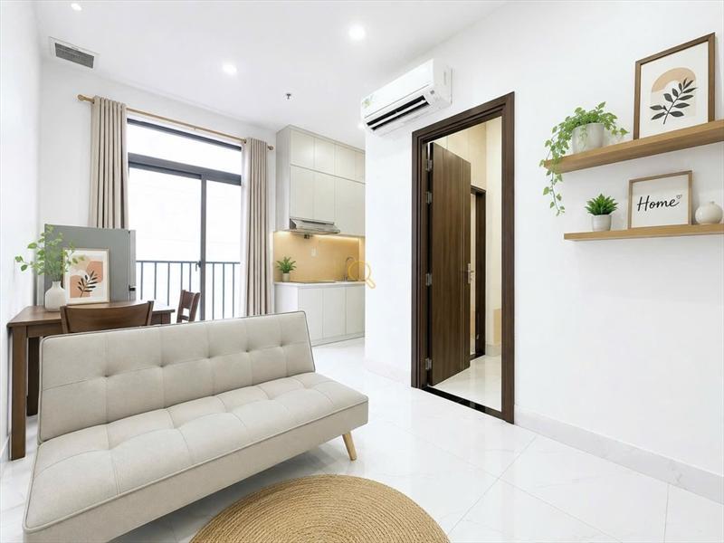 CĂN HỘ DỊCH VỤ FULL NỘI THẤT CÓ CỬA SỔ