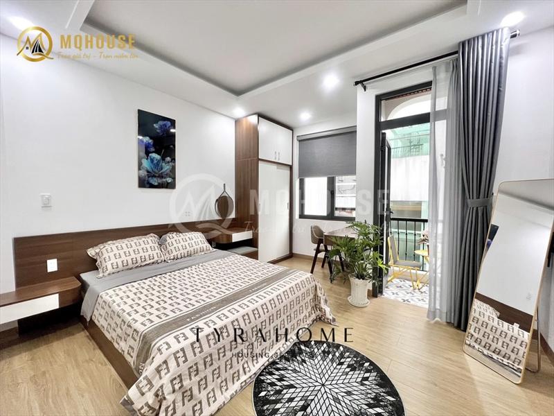 CĂN HỘ DỊCH VỤ FULL NỘI THẤT MÁY GIẶT RIÊNG CÓ BAN CÔNG
