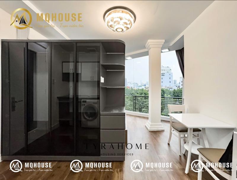 CĂN HỘ DỊCH VỤ FULL NỘI THẤT MÁY GIẶT RIÊNG CÓ CỬA SỔ