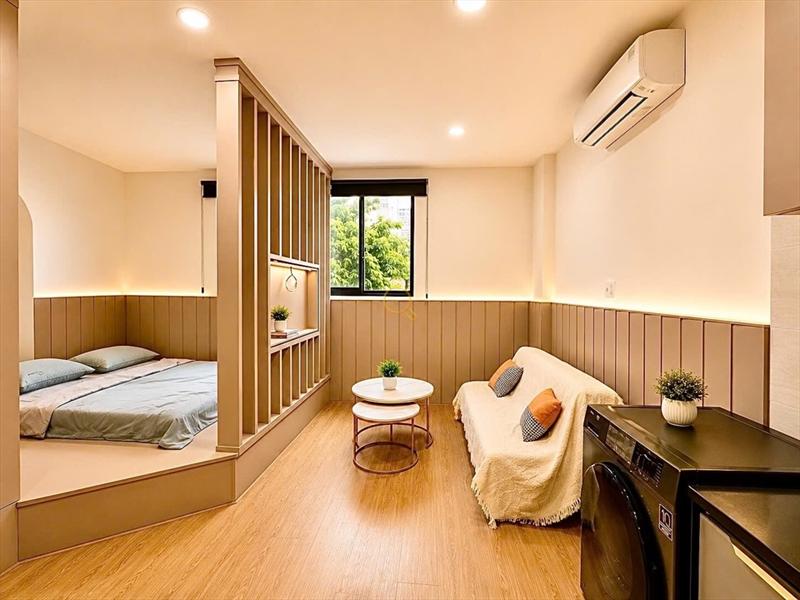 CĂN HỘ DỊCH VỤ FULL NỘI THẤT MÁY GIẶT RIÊNG CÓ CỬA SỔ