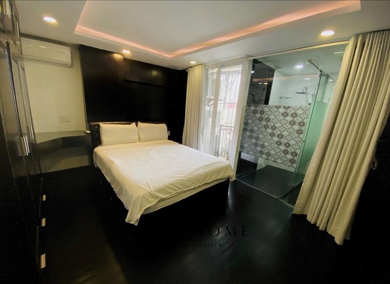CĂN HỘ DỊCH VỤ FULL NỘI THẤT MÁY GIẶT RIÊNG CÓ BAN CÔNG