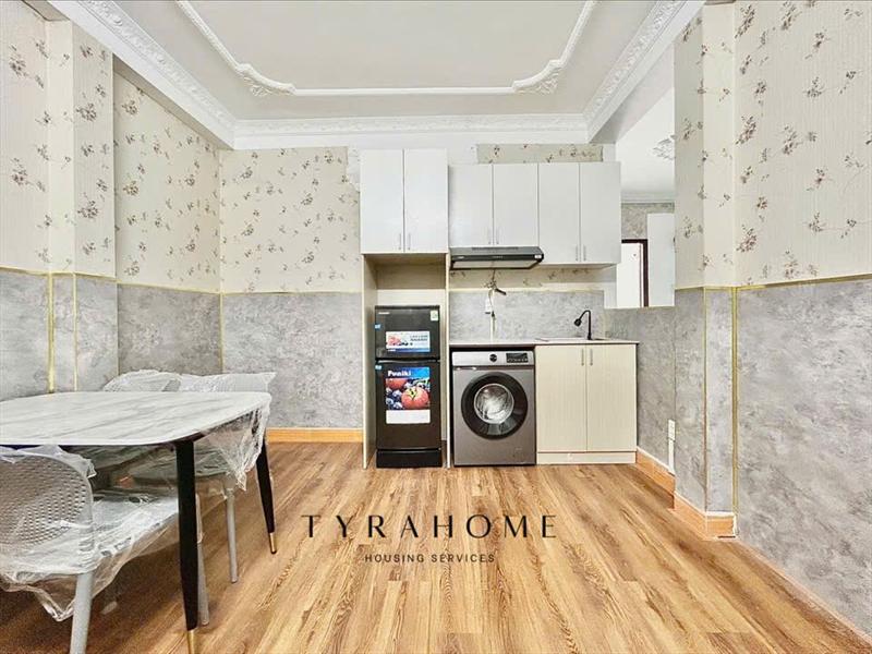 CĂN HỘ DỊCH VỤ FULL NỘI THẤT MÁY GIẶT RIÊNG CÓ CỬA SỔ