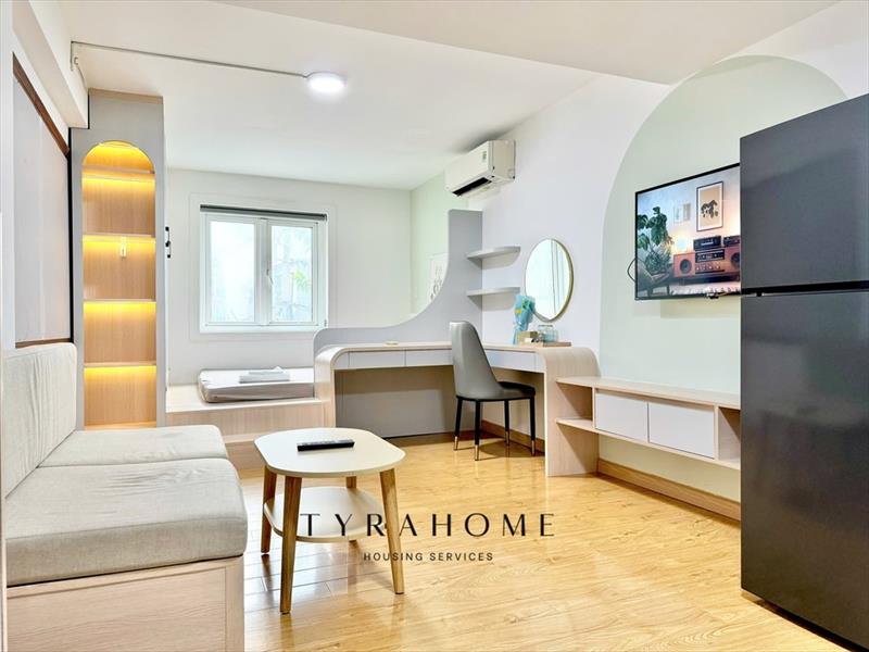 CĂN HỘ DỊCH VỤ FULL NỘI THẤT MÁY GIẶT RIÊNG CÓ CỬA SỔ