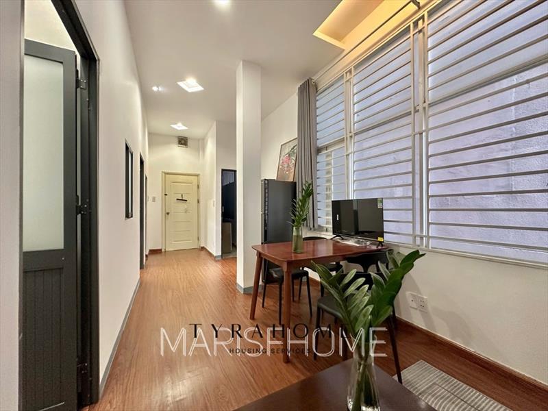 CĂN HỘ DỊCH VỤ FULL NỘI THẤT MÁY GIẶT RIÊNG CÓ CỬA SỔ