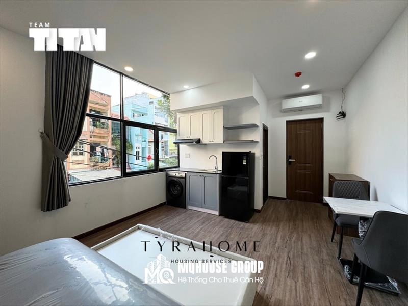 CĂN HỘ DỊCH VỤ FULL NỘI THẤT MÁY GIẶT RIÊNG CÓ CỬA SỔ