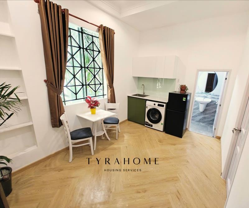 CĂN HỘ DỊCH VỤ FULL NỘI THẤT MÁY GIẶT RIÊNG CÓ CỬA SỔ