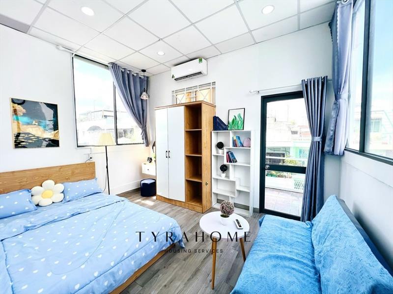 CĂN HỘ DỊCH VỤ FULL NỘI THẤT MÁY GIẶT RIÊNG CÓ BAN CÔNG