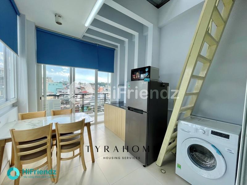 CĂN HỘ DỊCH VỤ FULL NỘI THẤT MÁY GIẶT RIÊNG CÓ BAN CÔNG