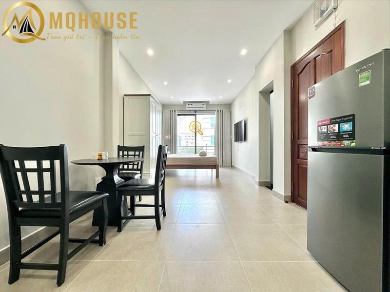 CĂN HỘ DỊCH VỤ FULL NỘI THẤT CÓ BAN CÔNG