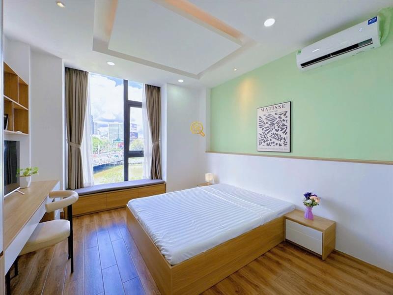 CĂN HỘ DỊCH VỤ FULL NỘI THẤT MÁY GIẶT RIÊNG CÓ CỬA SỔ