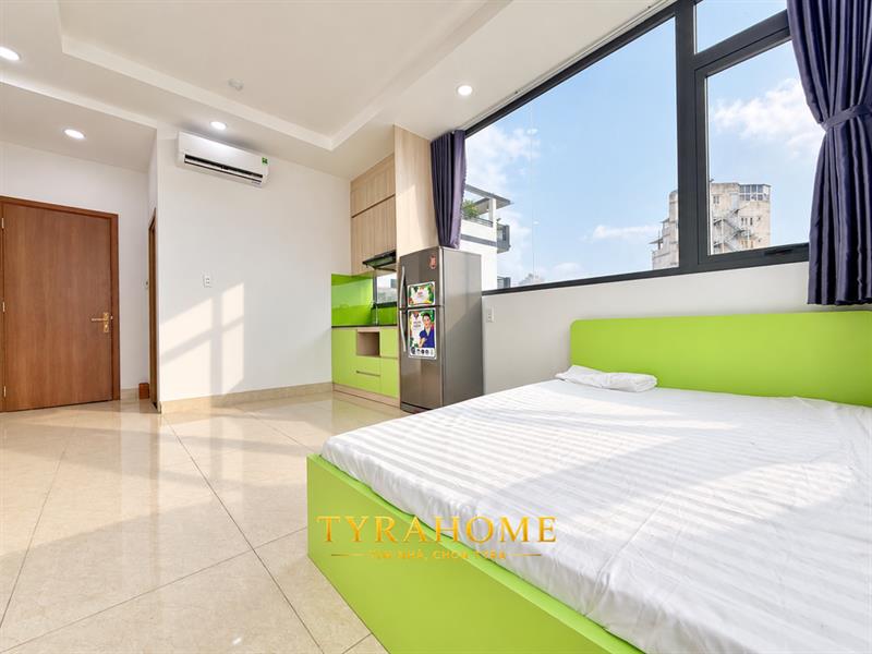 CĂN HỘ DỊCH VỤ FULL NỘI THẤT MÁY GIẶT RIÊNG CÓ CỬA SỔ