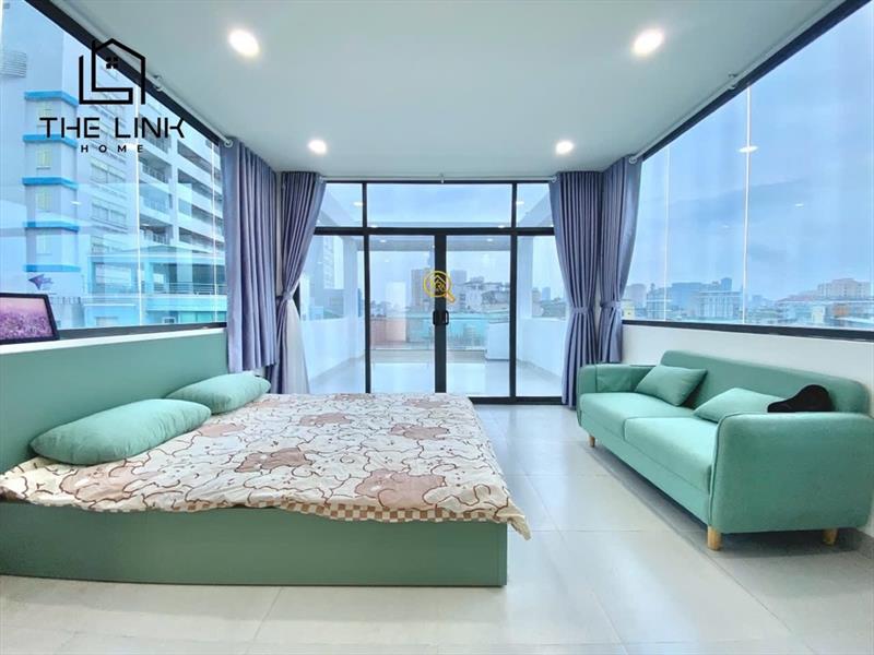 CĂN HỘ DỊCH VỤ FULL NỘI THẤT MÁY GIẶT RIÊNG CÓ BAN CÔNG