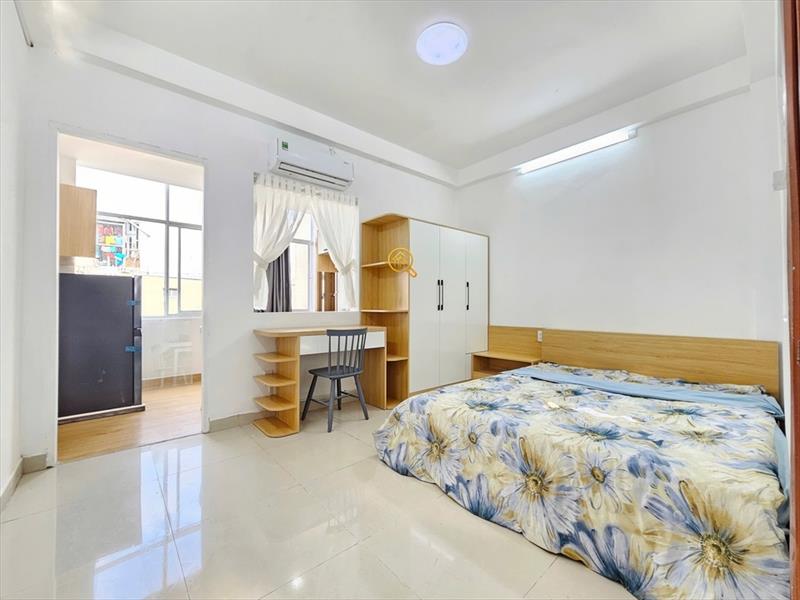CĂN HỘ DỊCH VỤ FULL NỘI THẤT MÁY GIẶT RIÊNG CÓ CỬA SỔ