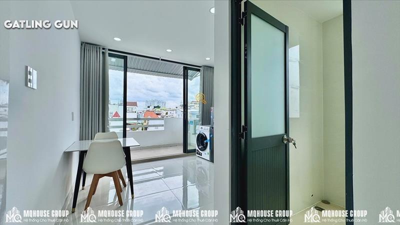 CĂN HỘ DỊCH VỤ FULL NỘI THẤT MÁY GIẶT RIÊNG CÓ BAN CÔNG