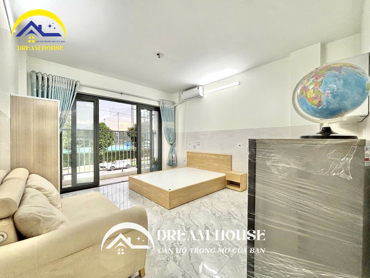 STUDIO BALCONY FULLY FURNISHED TRONG KHU CELENDO CITY