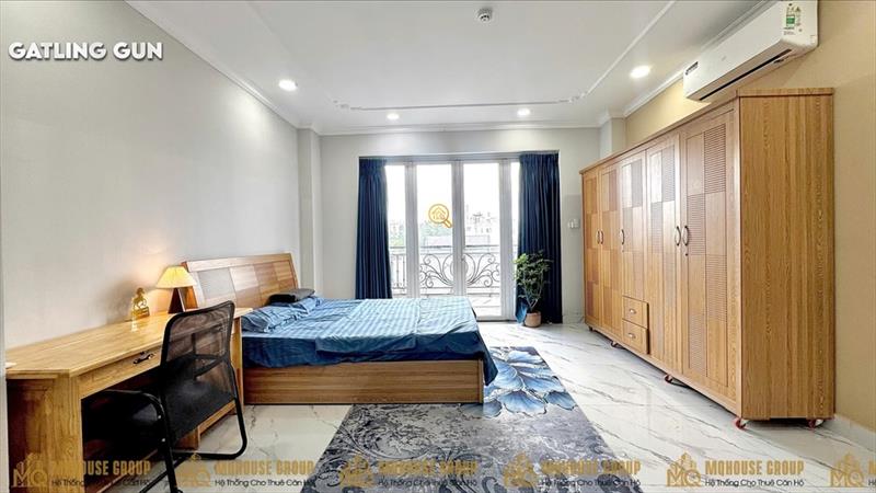CĂN HỘ DỊCH VỤ FULL NỘI THẤT MÁY GIẶT RIÊNG CÓ BAN CÔNG