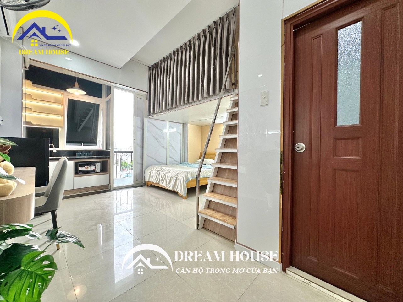 DUPLEX 2 KHÔNG GIAN NGỦ BALCONY NEAR HUIT