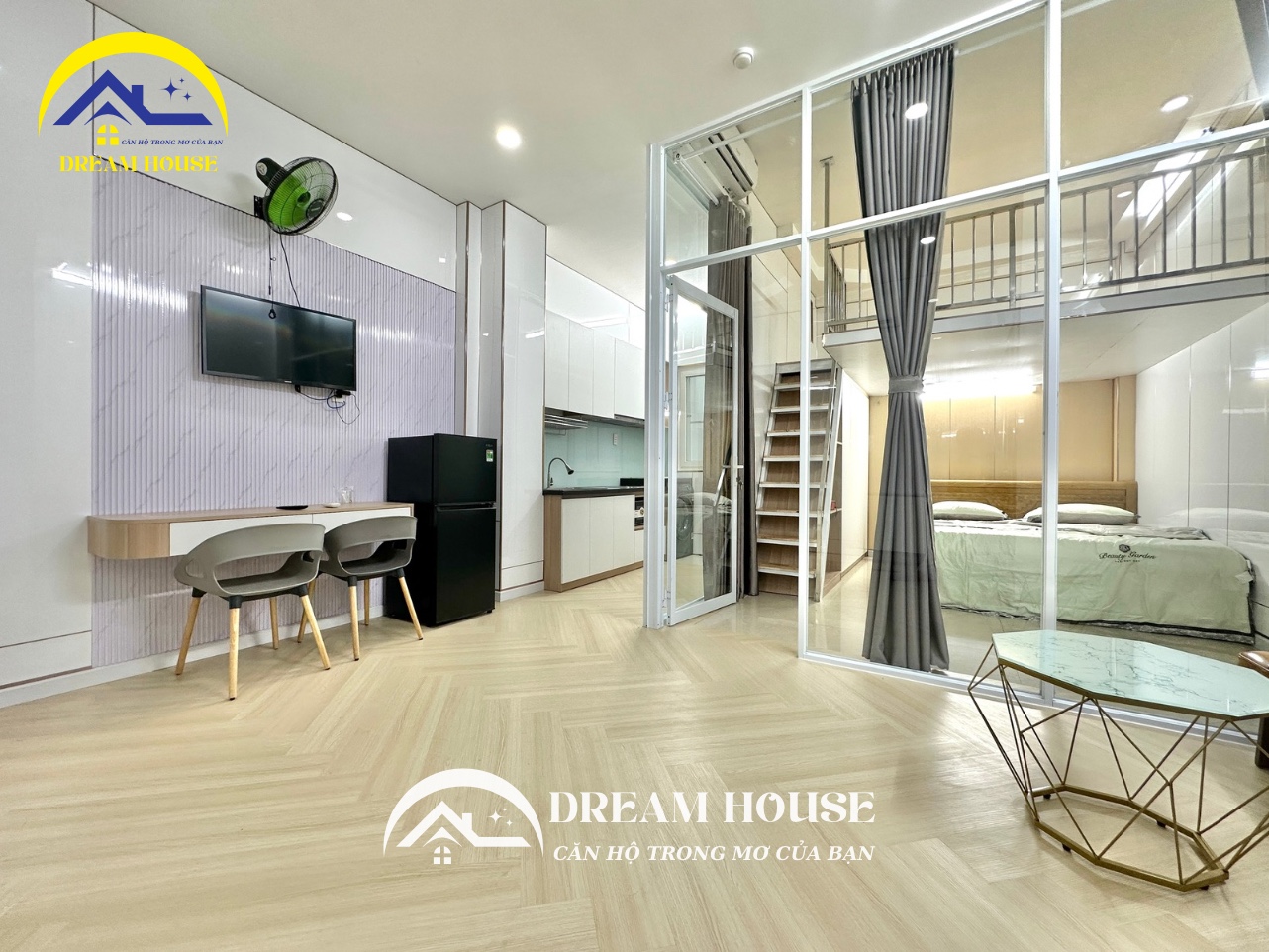 DUPLEX 2 KHÔNG GIAN NGỦ FULLY FURNISHED NGAY HUIT