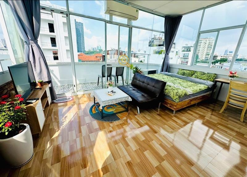CĂN HỘ DỊCH VỤ FULL NỘI THẤT MÁY GIẶT RIÊNG CÓ BAN CÔNG