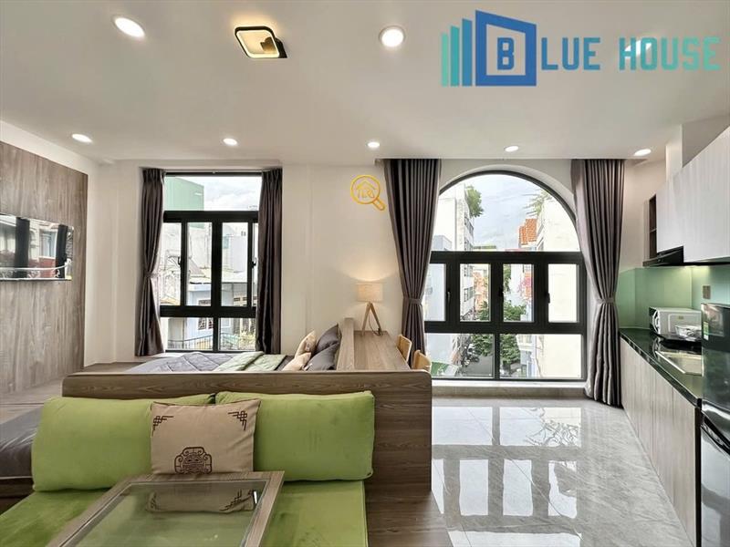 CĂN HỘ DỊCH VỤ FULL NỘI THẤT MÁY GIẶT RIÊNG CÓ CỬA SỔ
