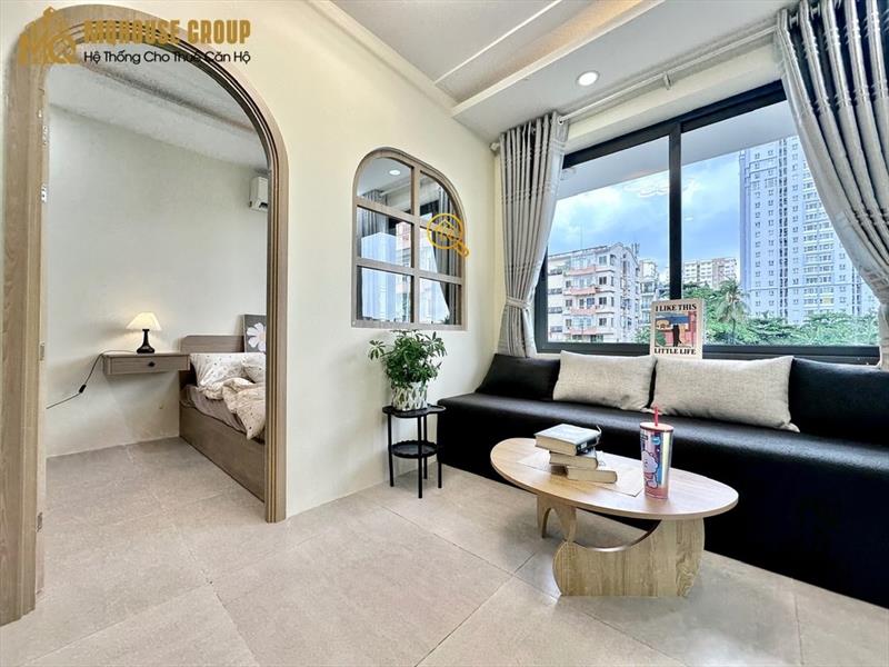 CĂN HỘ DỊCH VỤ FULL NỘI THẤT MÁY GIẶT RIÊNG CÓ CỬA SỔ