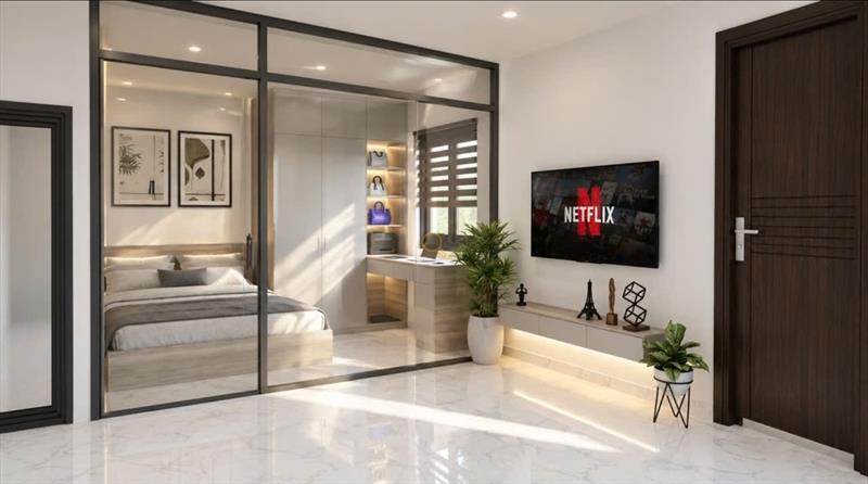 SERVICED APARTMENT FULLY FURNISHED WITH WINDOW