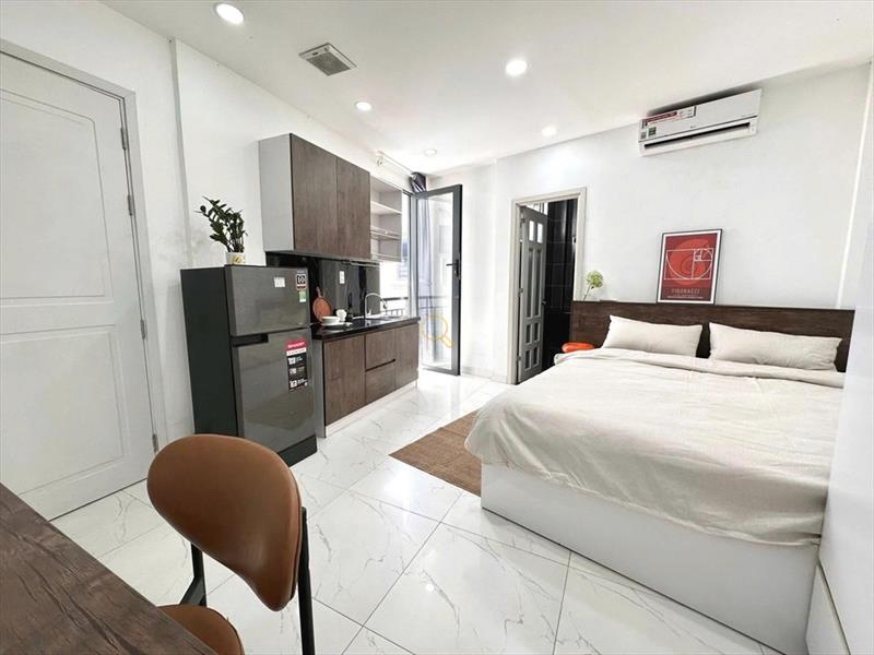 CĂN HỘ DỊCH VỤ FULL NỘI THẤT MÁY GIẶT RIÊNG CÓ CỬA SỔ