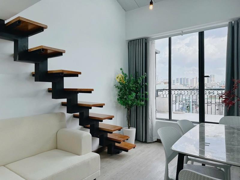CĂN HỘ DỊCH VỤ FULL NỘI THẤT MÁY GIẶT RIÊNG CÓ CỬA SỔ