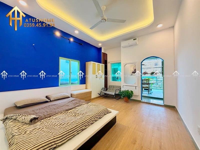 CĂN HỘ DỊCH VỤ FULL NỘI THẤT MÁY GIẶT RIÊNG CÓ BAN CÔNG