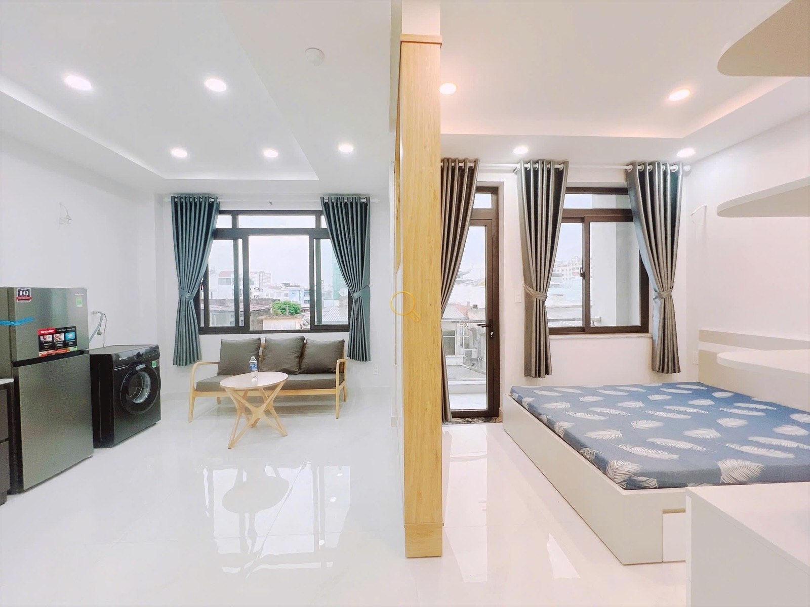 CĂN HỘ DỊCH VỤ FULL NỘI THẤT MÁY GIẶT RIÊNG CÓ BAN CÔNG