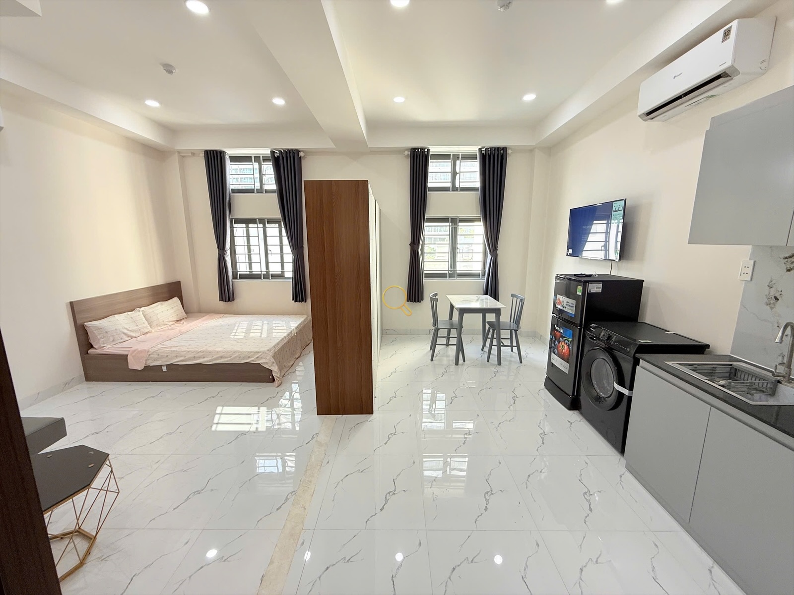 SERVICED APARTMENT FULLY FURNISHED MÁY GIẶT RIÊNG WITH WINDOW