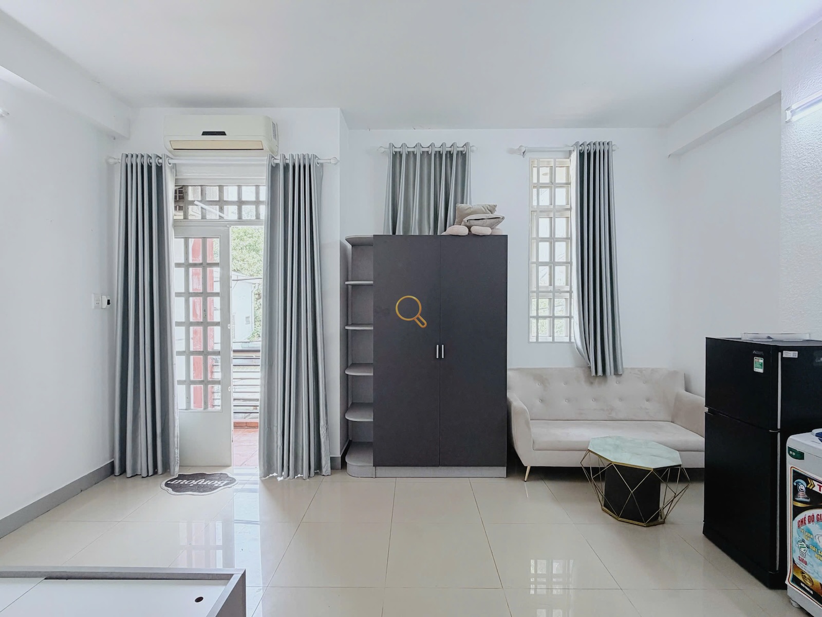 PHÒNG FULL NỘI THẤT MÁY GIẶT RIÊNG CÓ BAN CÔNG