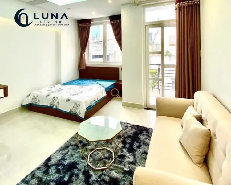 CĂN HỘ DỊCH VỤ FULL NỘI THẤT MÁY GIẶT RIÊNG CÓ BAN CÔNG