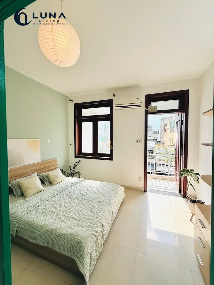 CĂN HỘ DỊCH VỤ FULL NỘI THẤT MÁY GIẶT RIÊNG CÓ BAN CÔNG