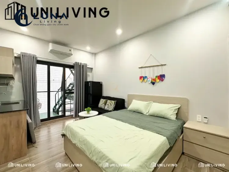 CĂN HỘ DỊCH VỤ FULL NỘI THẤT CÓ BAN CÔNG