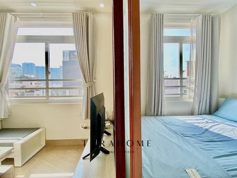 CĂN HỘ DỊCH VỤ FULL NỘI THẤT MÁY GIẶT RIÊNG CÓ BAN CÔNG